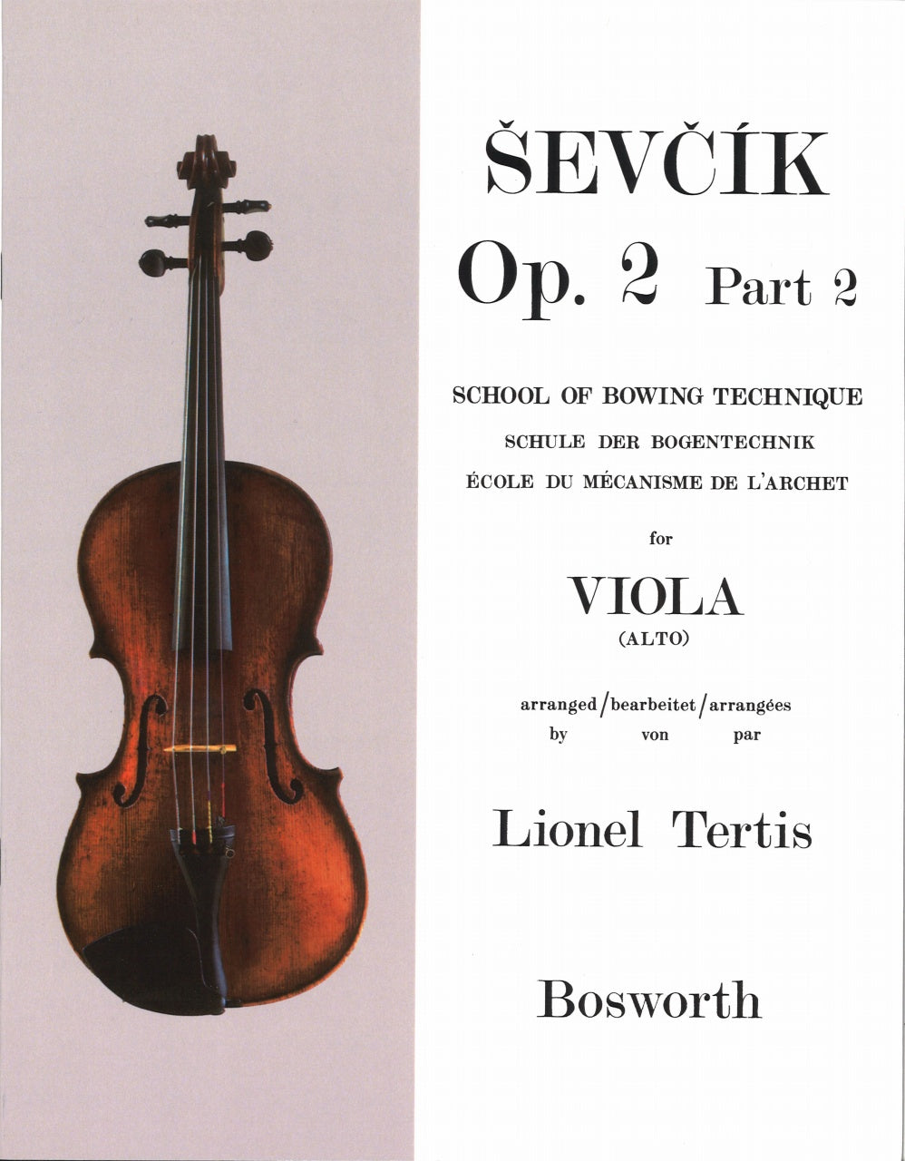 Sevcik, School of Bowing Techn. op. 2/2 (Bosworth)