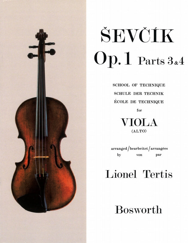 Sevcik, School of Technique op. 1/3,4 (Bosworth)
