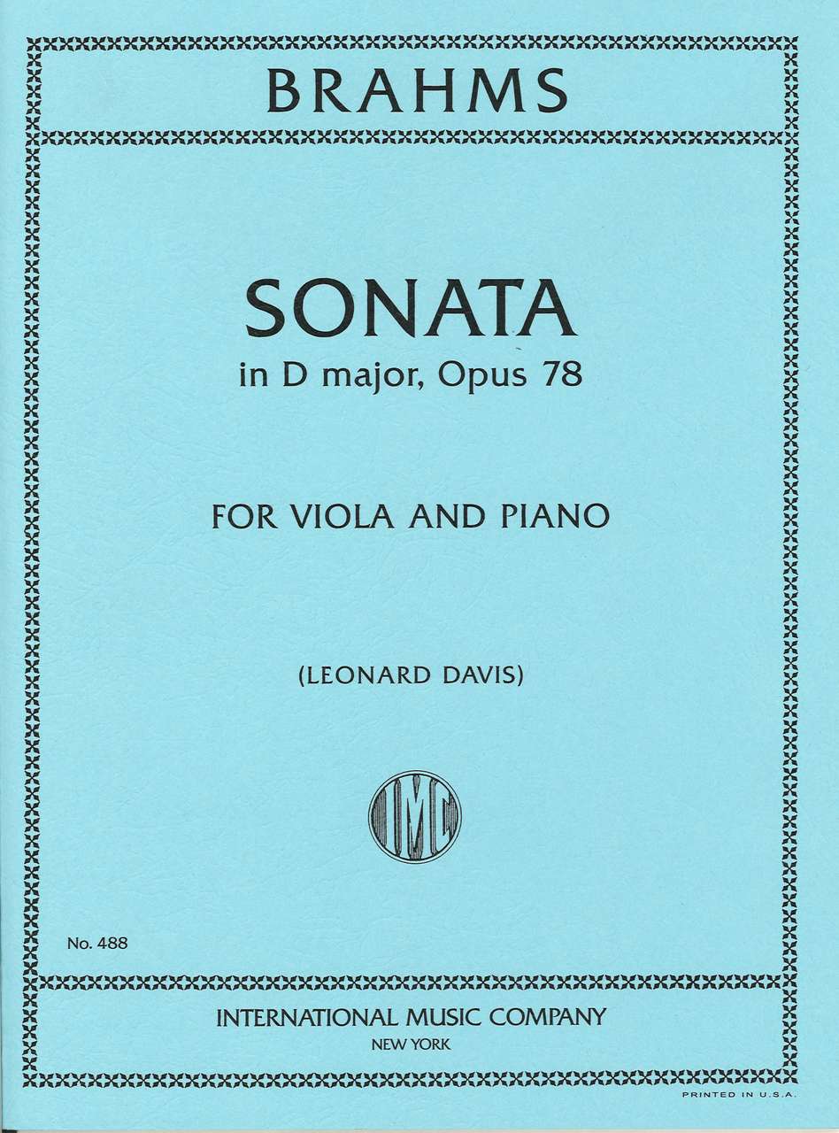 Brahms, Sonata op. 78 in D (Davis) (IMC)