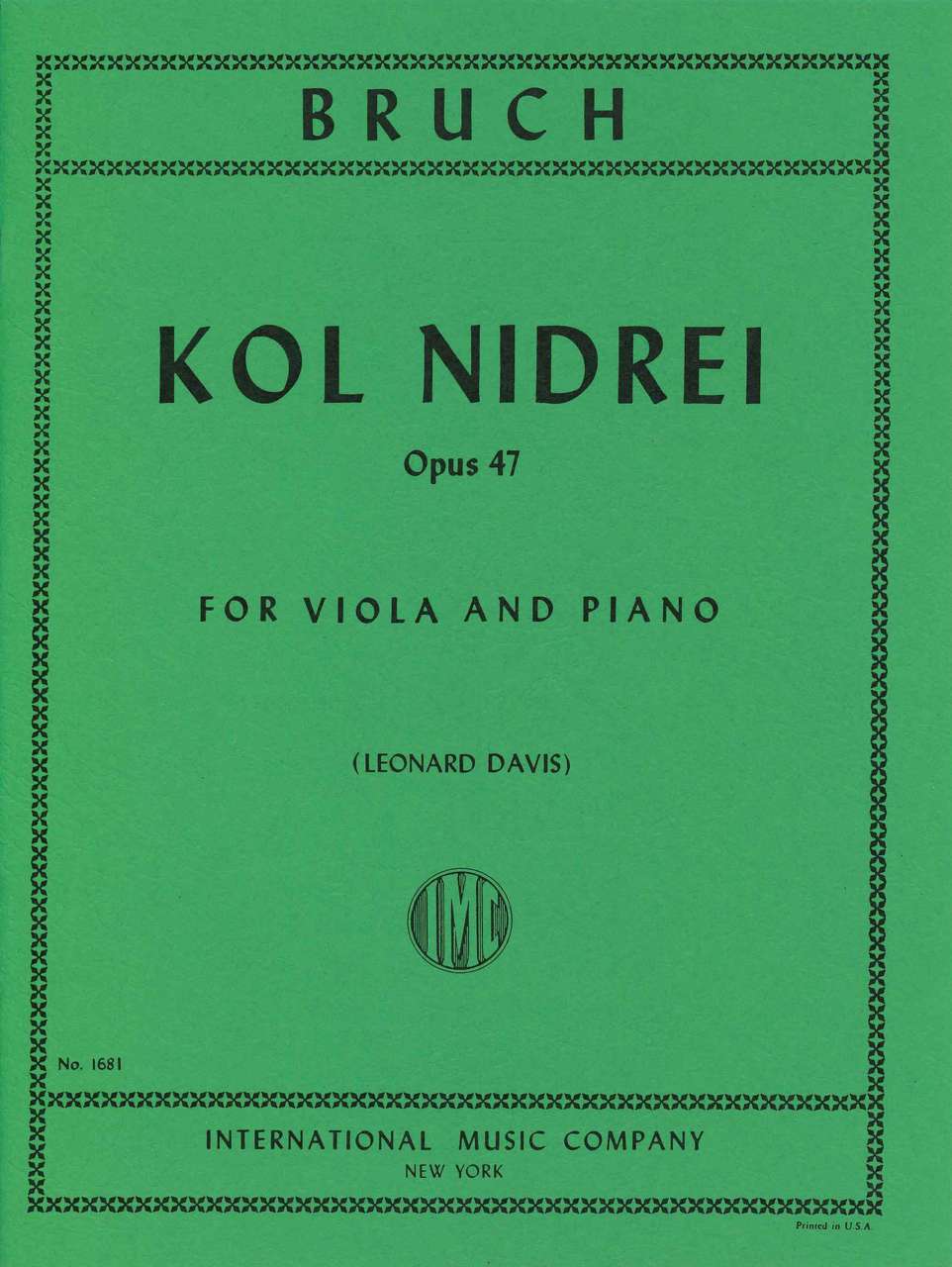 Bruch, Kol Nidrei op. 47 (IMC)
