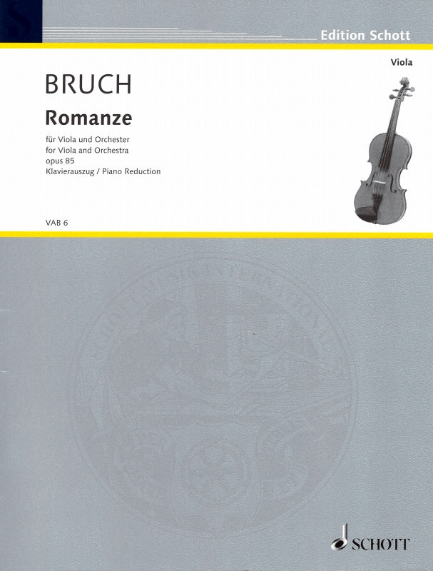 Bruch, Romanze op. 85 in F (Schott)