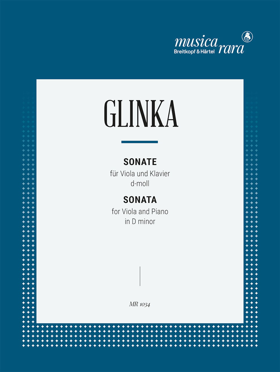Glinka, Sonata in d minor (Musica Rara)