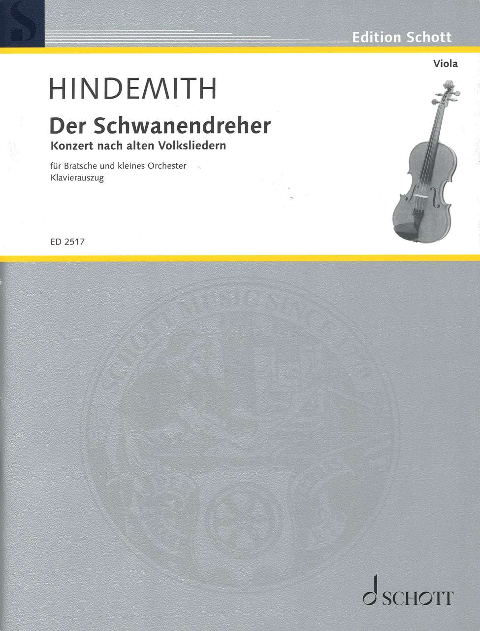 Hindemith, Schwanendreher (1935) (Schott)