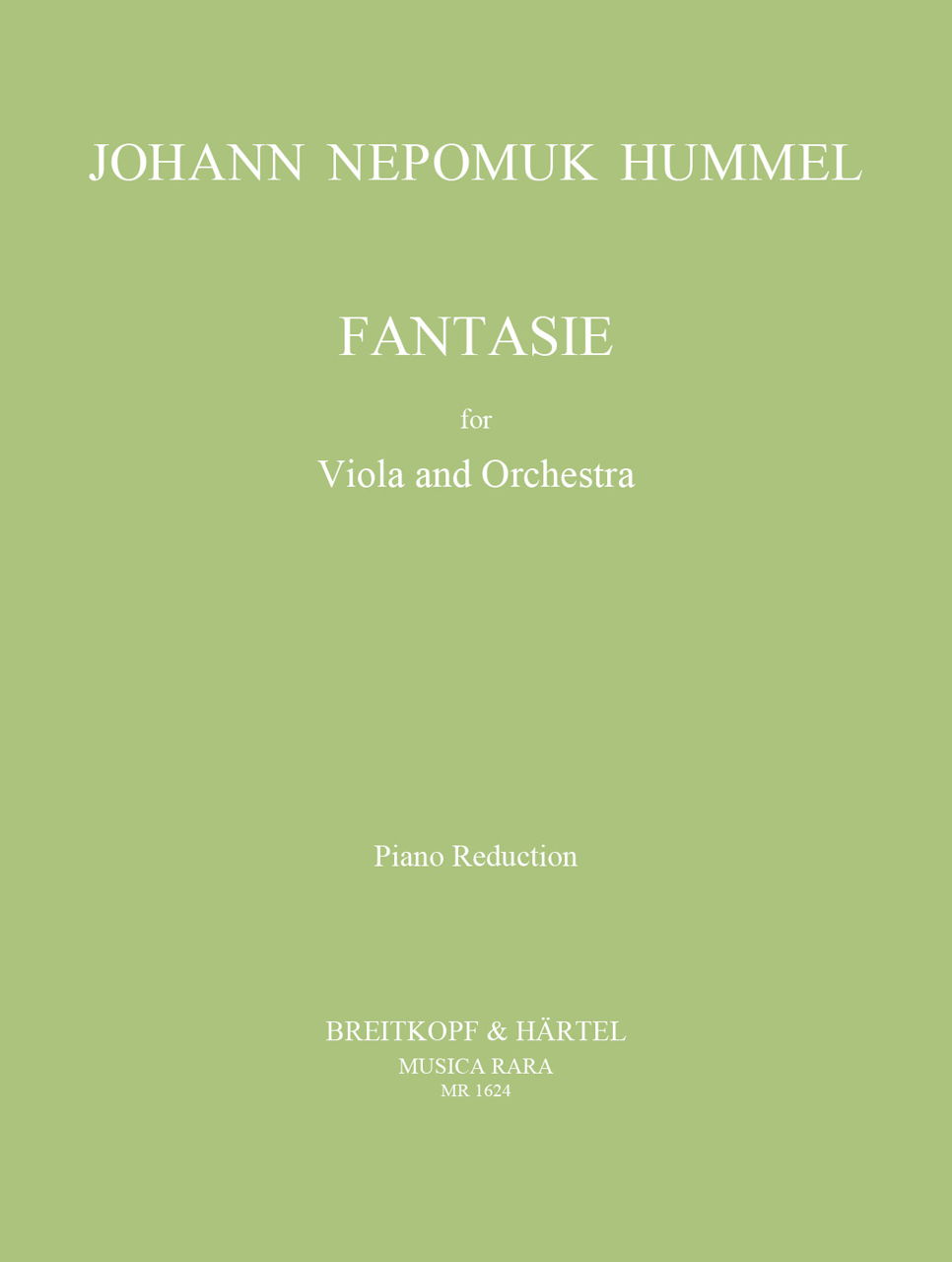 Hummel, Fantasie (Truscott) (Musica Rara)