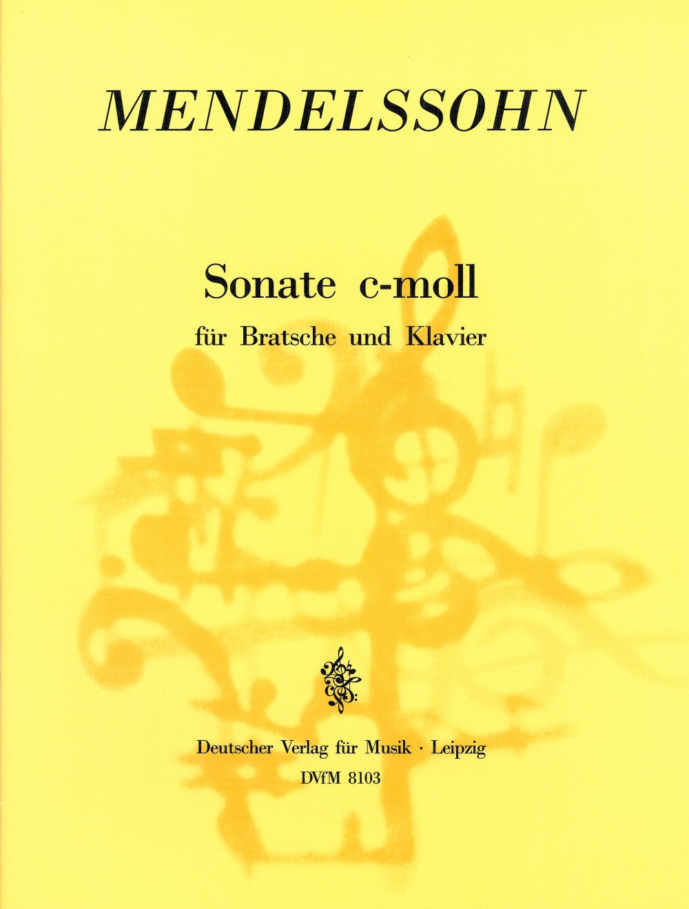 Mendelssohn, Sonata in c MWV Q14 (Deutscher Verlag fur Musik)