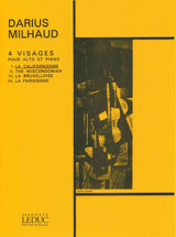 Milhaud, Quatre Visages, 1: Californienn (Heugel)