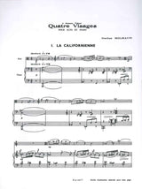 Milhaud, Quatre Visages, 1: Californienn (Heugel)