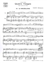 Milhaud, Quatre Visages, 3: Bruxelloise (Heugel)