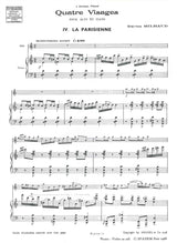 Milhaud, Quatre Visages, 4: Parisienne (Heugel)