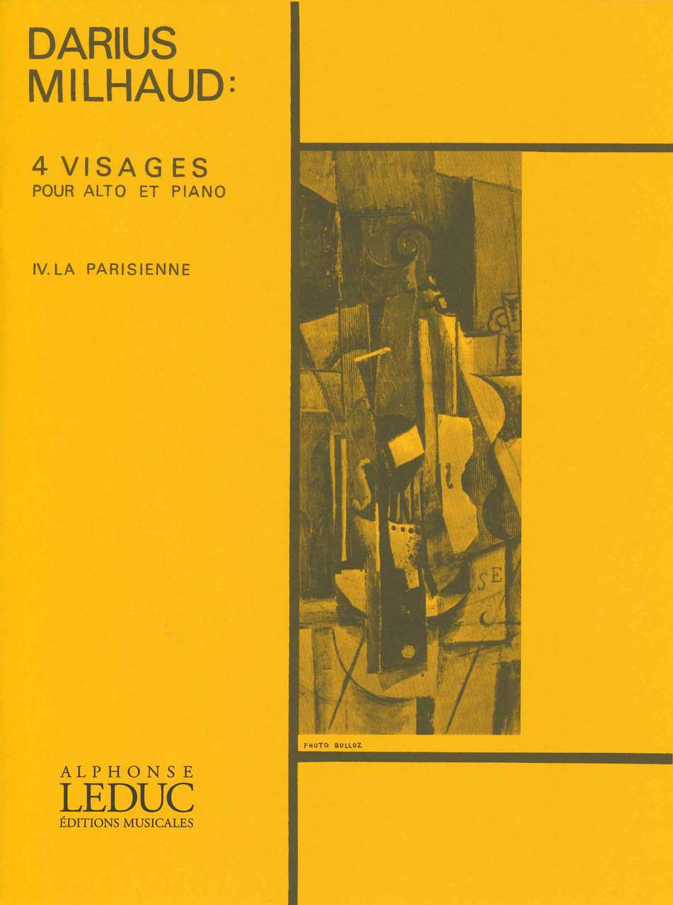 Milhaud, Quatre Visages, 4: Parisienne (Heugel)