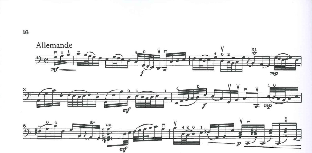 Bach, Suites BWV 1007-1012 (du Pres) (W.Hansen)