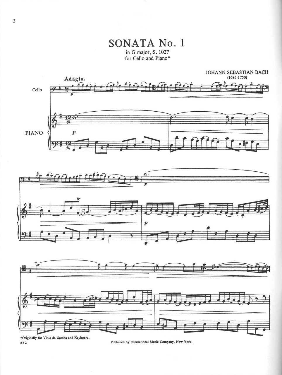 Bach, Sonatas BWV 1027-29 (Klengel) (IMC)