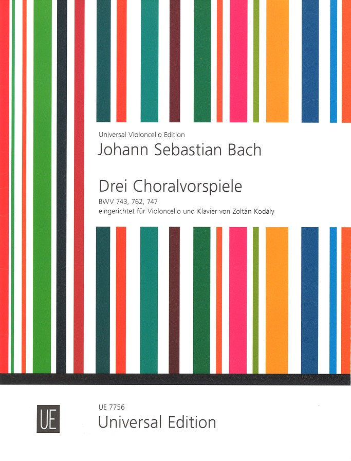 Bach/Kodaly, 3 Choralvorspiele (Universal)