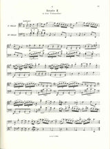 Barriere, 12 Sonates, 2 (Vc,Pf; 2Vc) (Salabert)