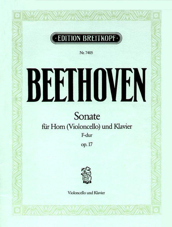 Beethoven, Sonata in F op. 17 (Breitkopf)