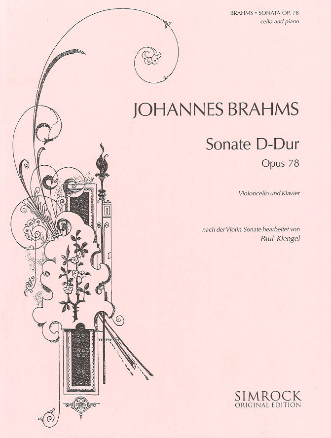 Brahms, Sonata op. 78 (Klengel) (Simrock)
