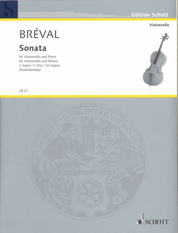 Breval, Sonata in C (Stutschewsky) (Schott)