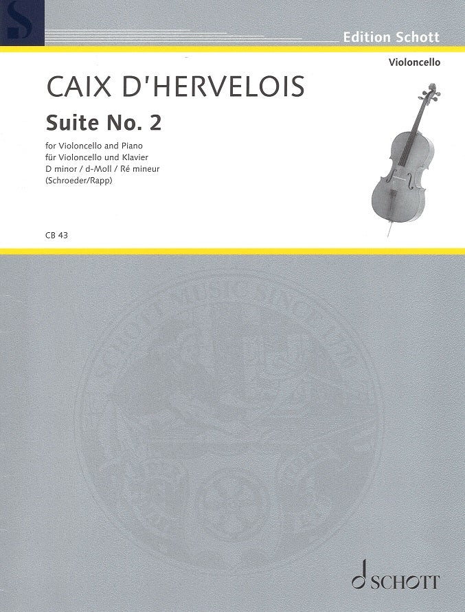Caix d'Hervelois, Suite II d-moll (Schro (Schott)
