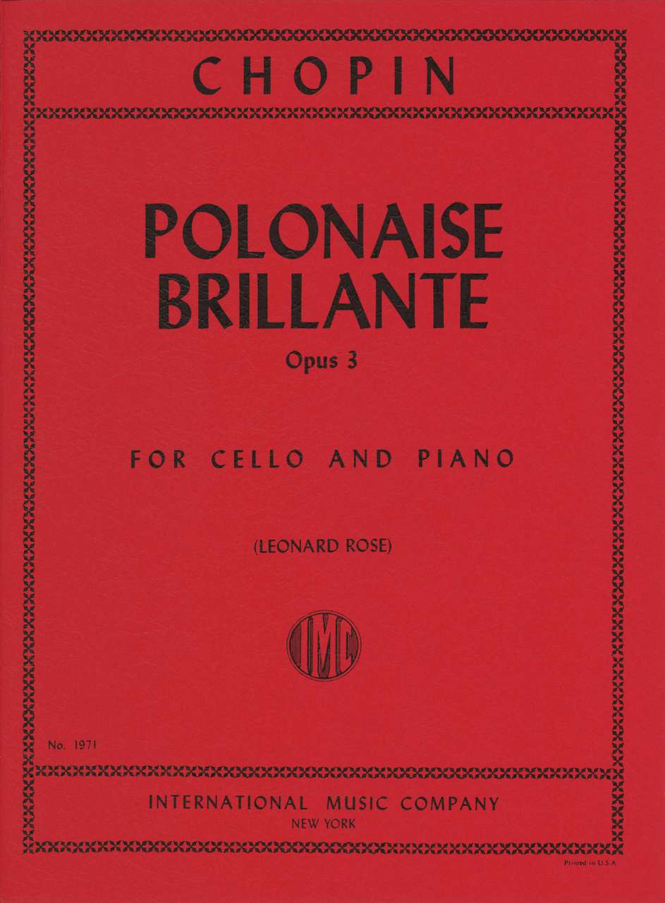Chopin, Polonaise Brillante op. 3 (Rose) (IMC)