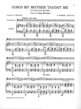 Dvorak, Songs My Mother Taught Me (Simrock)