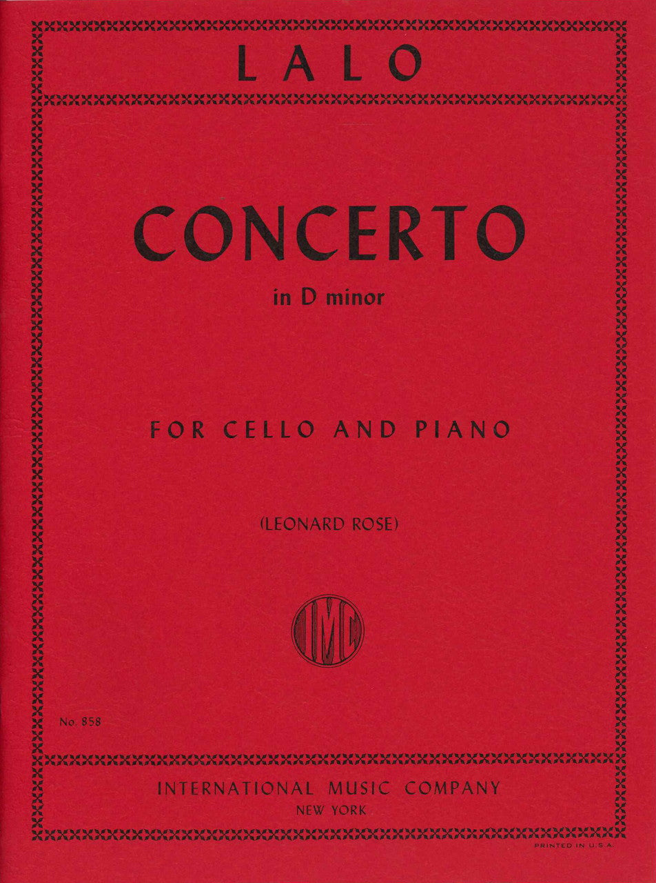 Lalo, Concerto in d (Rose) (IMC)