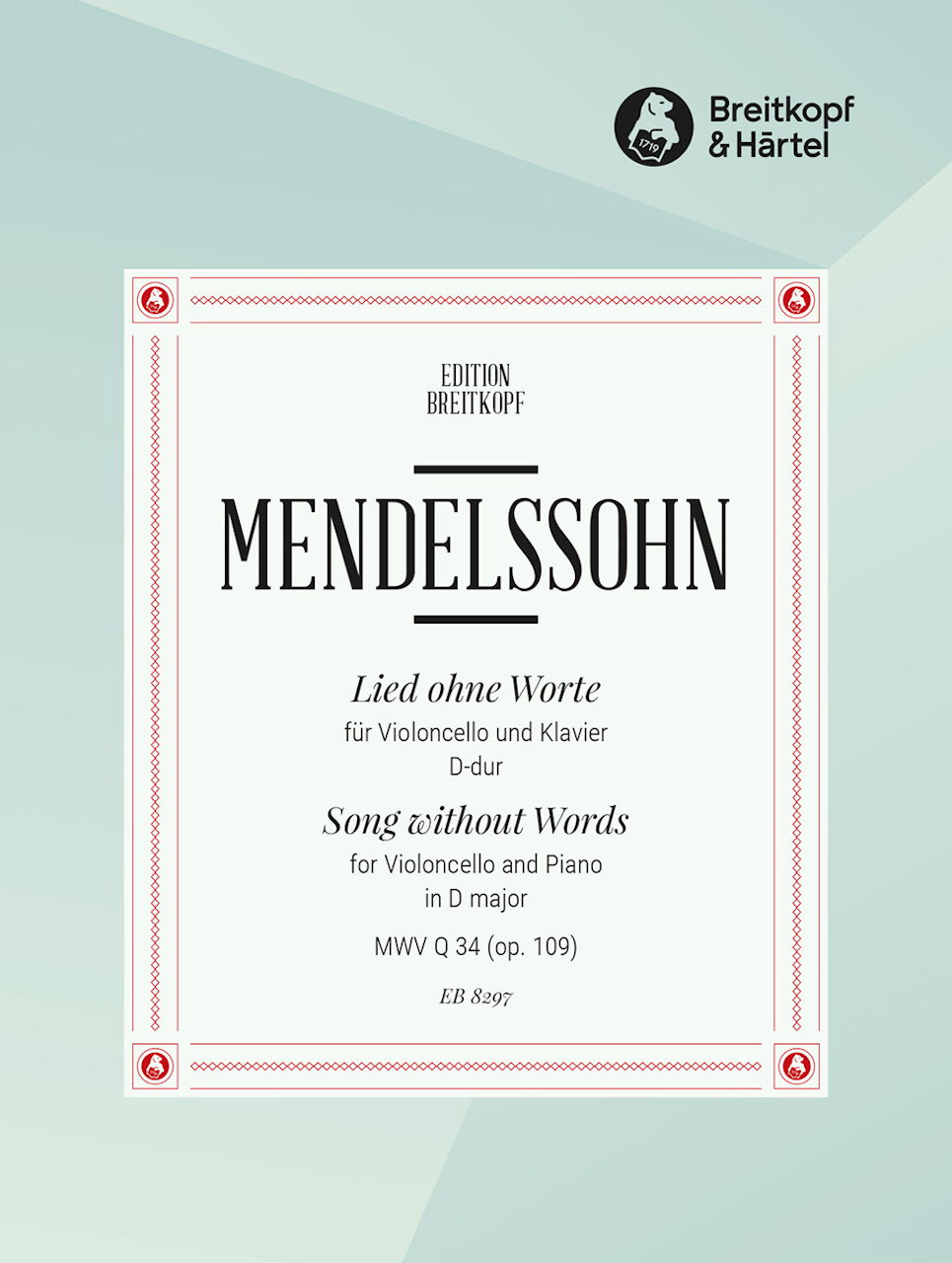 Mendelssohn, Lied ohne Worte op. 109 (Breitkopf)
