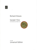 Strauss,R., Sonata op. 6 in F (Universal)