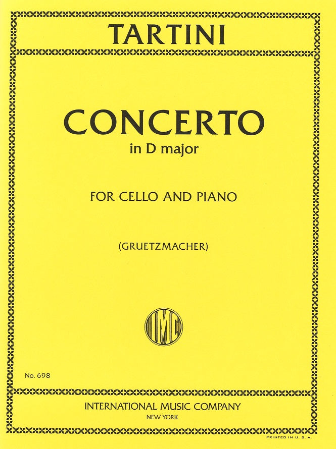 Tartini, Concerto in D major (Grutzmache (IMC)