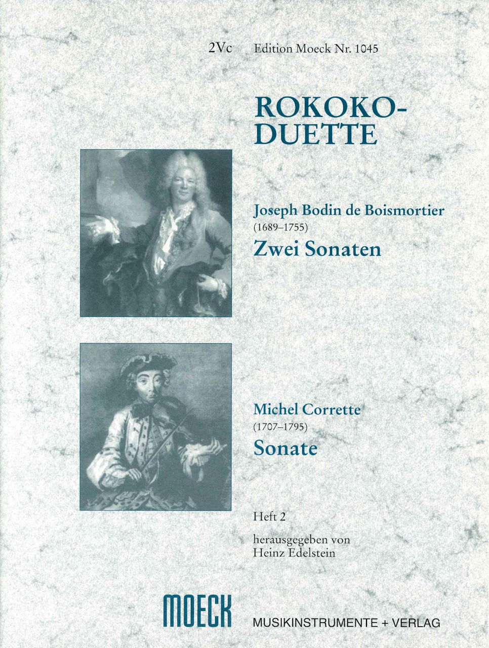 Boismortier, 2 Sonaten; Corette, Sonate (Moeck)