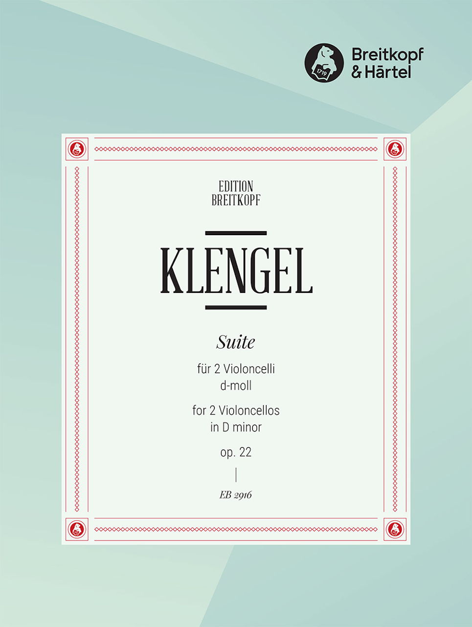 Klengel, Suite op. 22, d-moll (2Vc) (Breitkopf)