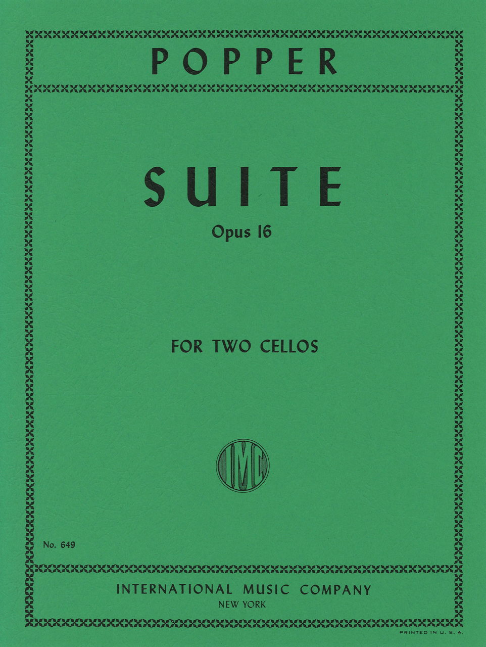 Popper, Suite op. 16 (2Vc) (IMC)