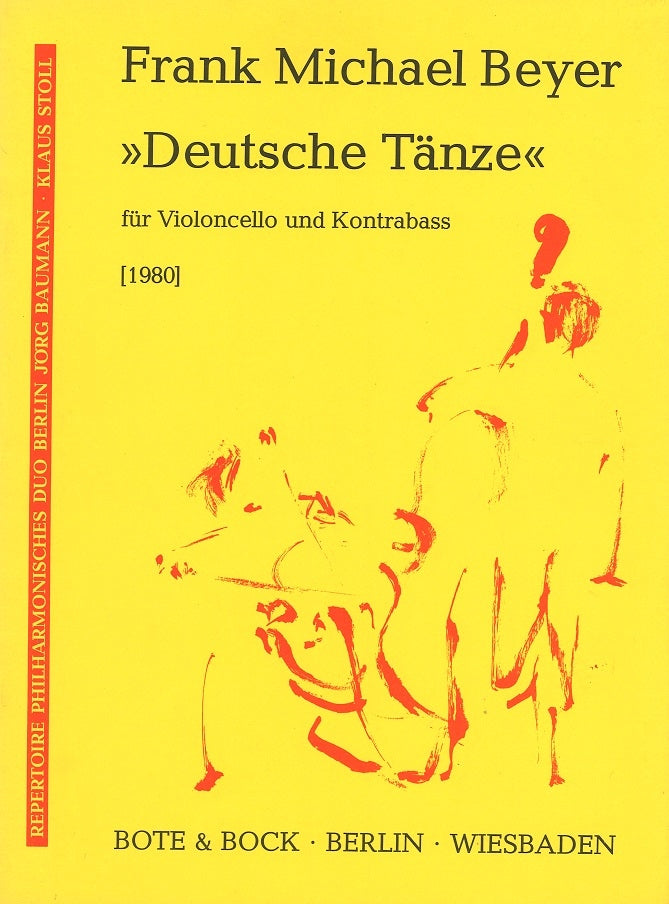 Beyer,F.M., Deutsche Tanze 1980 (Vc,CB) (Bote & Bock)