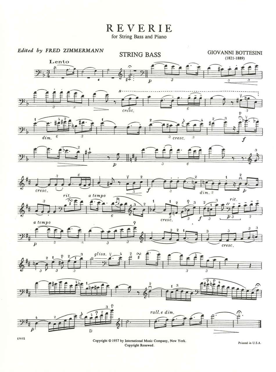 Bottesini, Reverie (IMC)