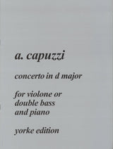 Capuzzi, Concerto in D major (Yorke Edition)