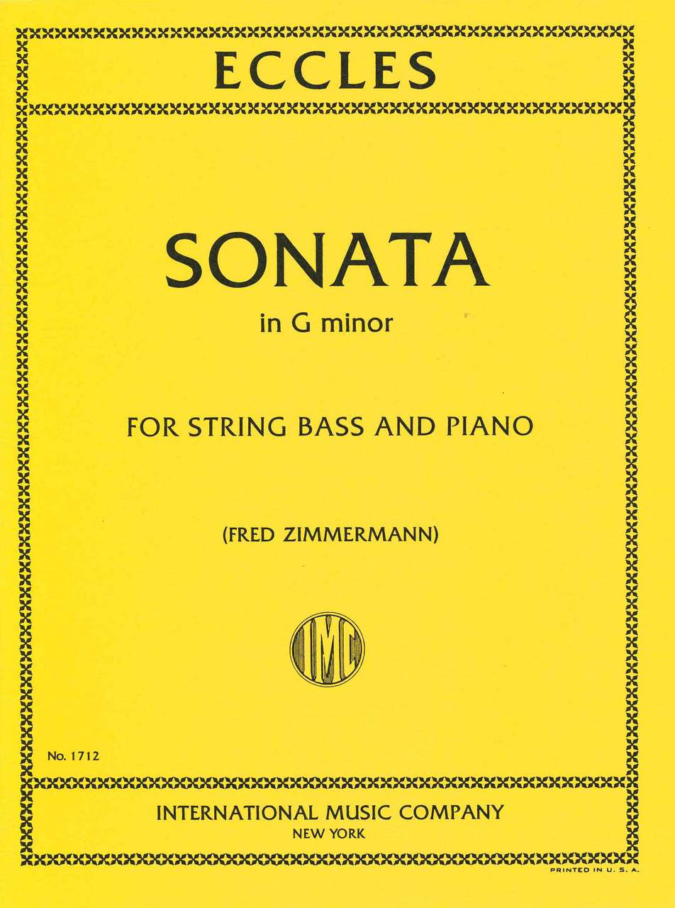 Eccles, Sonata in g minor (IMC)
