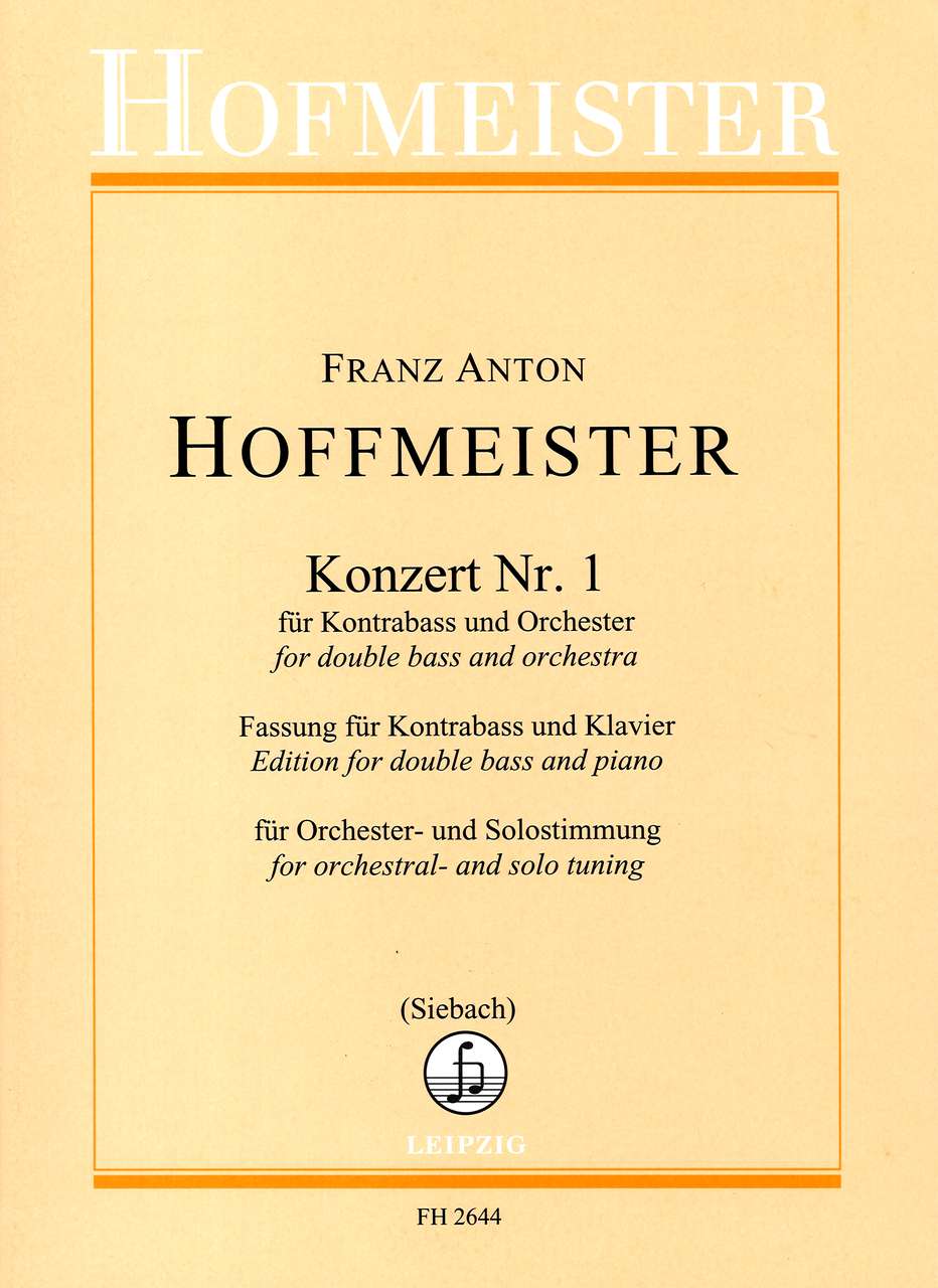 Hoffmeister, Concerto No. 1 in D/C (Hofmeister)