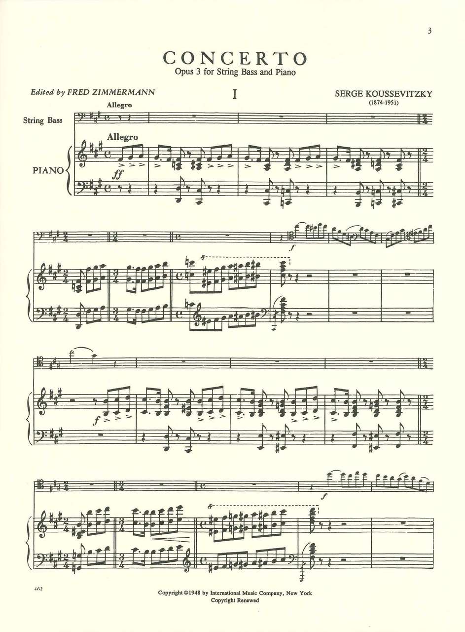 Koussevitzky, Concerto op. 3 in f# (IMC)