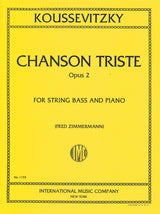 Koussevitzky, Chanson Triste op. 2 (IMC)