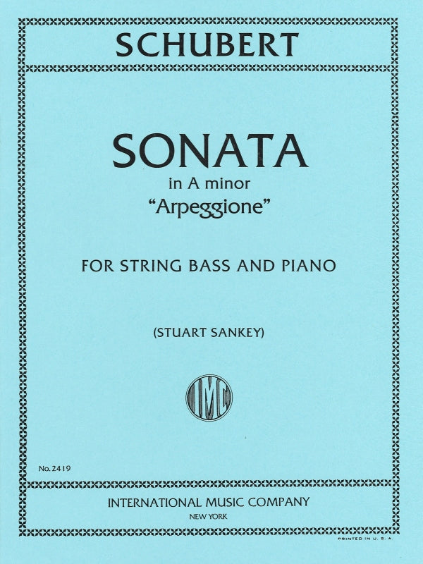 Schubert, Sonata in a minor 'Arpeggione' (IMC)