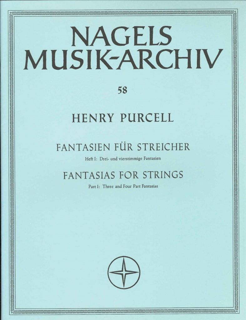 Purcell, Fantasien I (Full Score) (Barenreiter)