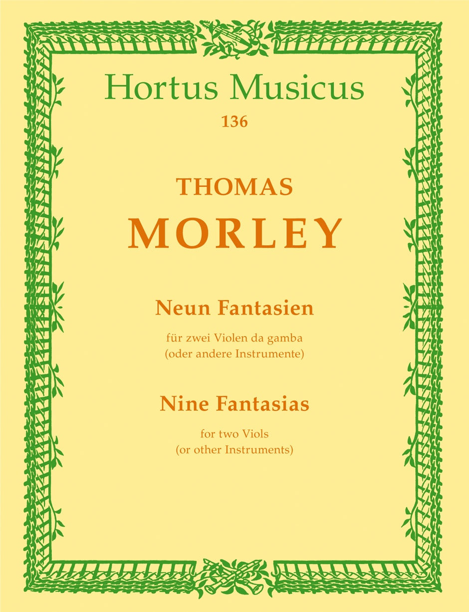 Morley,Th., Neun Fantasien (Barenreiter)