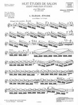Donjon, 8 Etudes de salon (Billaudot)
