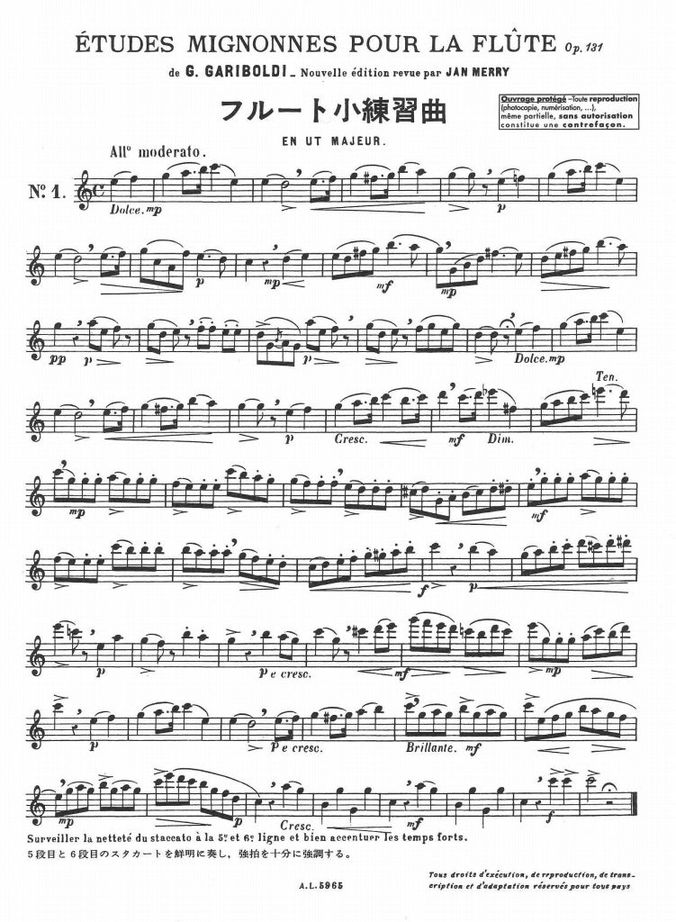 Gariboldi, Etudes mignonnes op. 131 (Leduc)