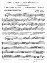 Moyse, 25 Etudes melodiques avec var. (Leduc)
