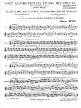 Moyse, 24 Petites Etudes melodiques (Leduc)