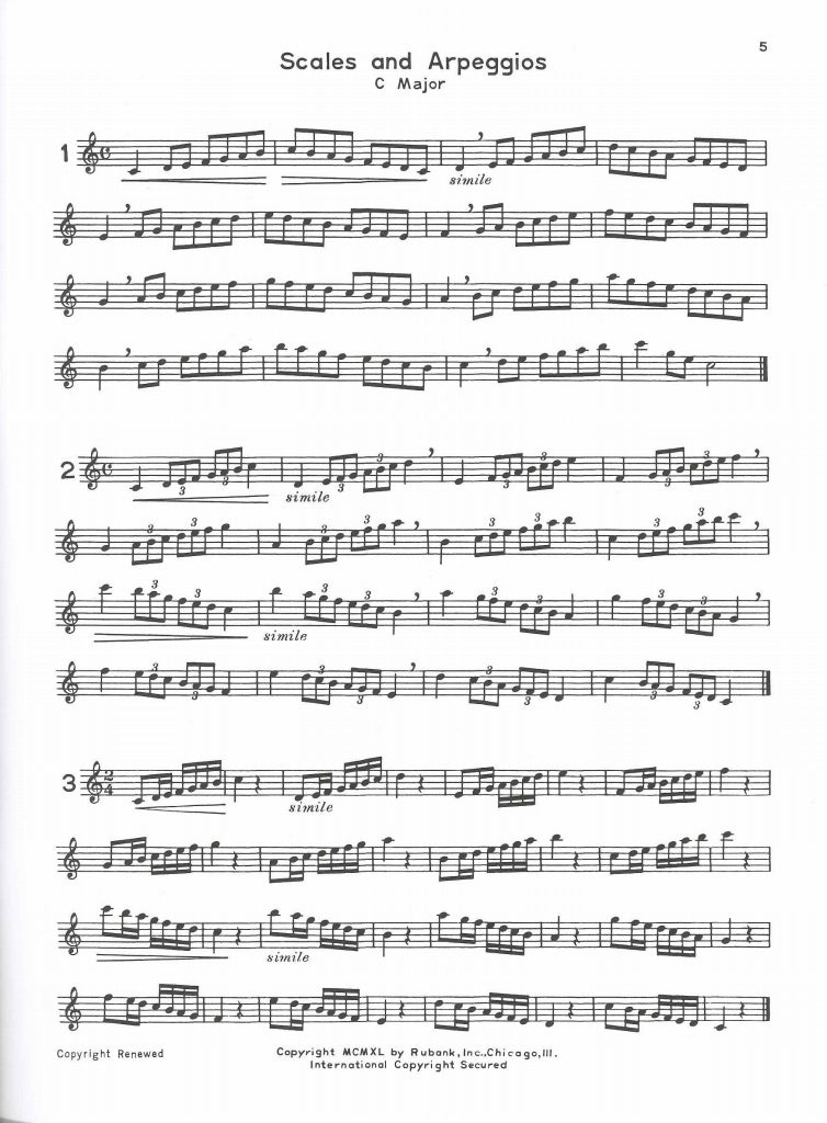 Voxman, Advanced Method 1 (Rubank)