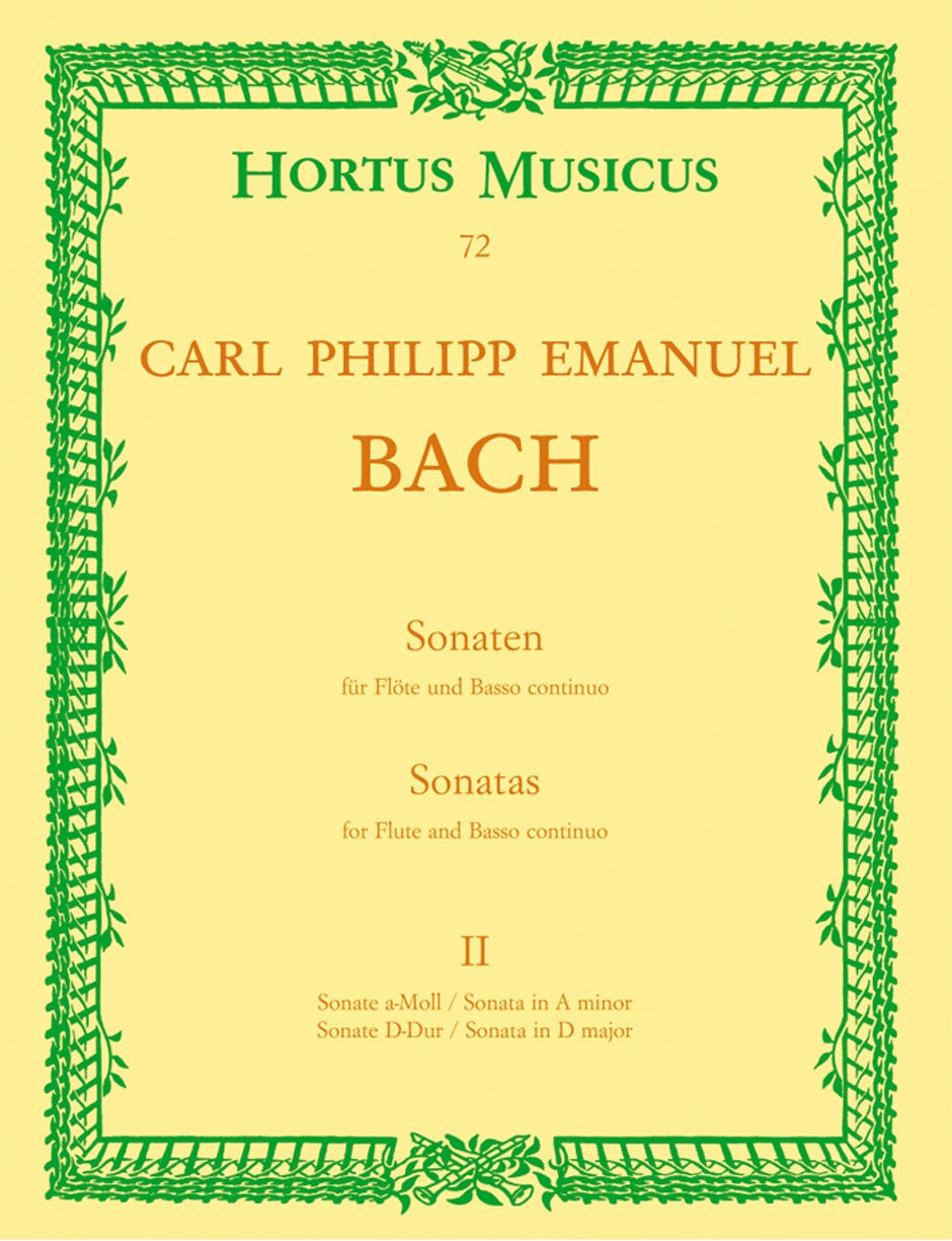 Bach,C.P.E., Sonaten 2: Wq 128; Wq 131 (Barenreiter)