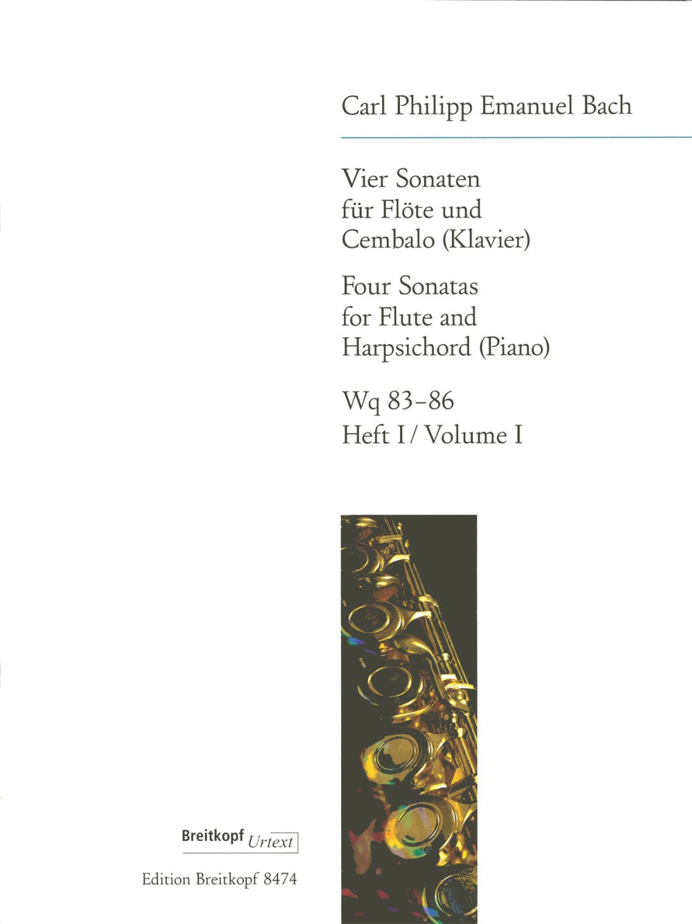 Bach,C.P.E., Sonatas Wq 83, 84 (Braun) (Breitkopf)