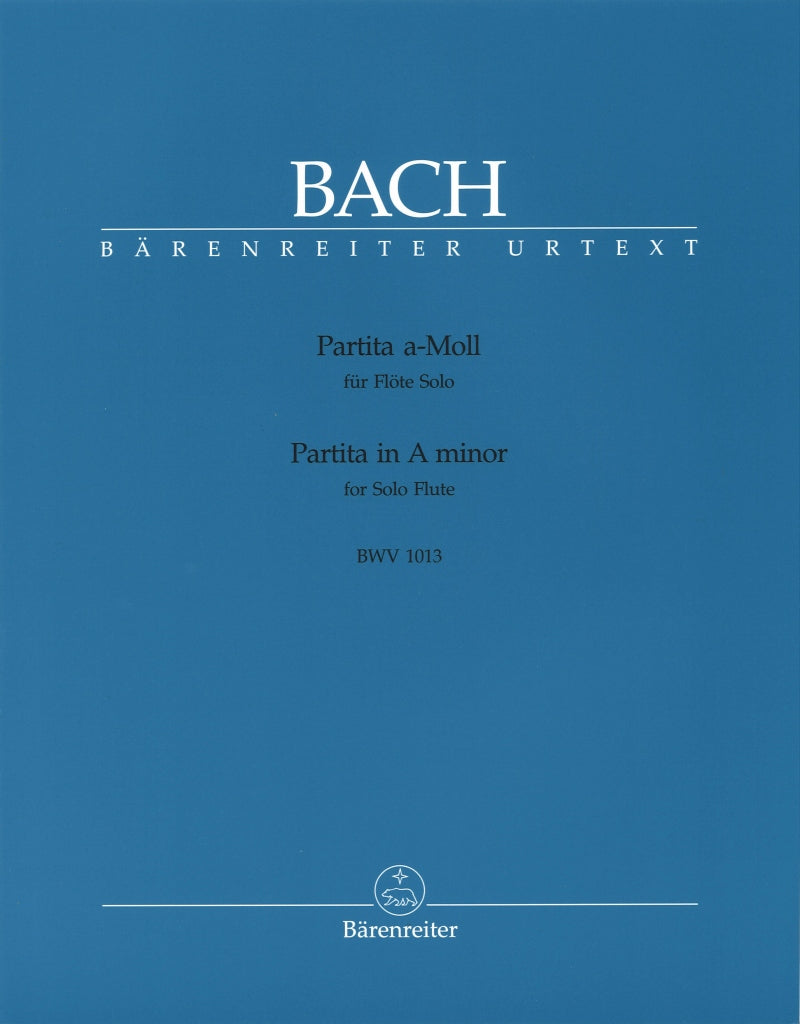 Bach, Partita BWV 1013 in a (Schmitz) (Barenreiter)