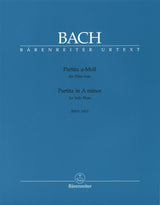 Bach, Partita BWV 1013 in a (Schmitz) (Barenreiter)